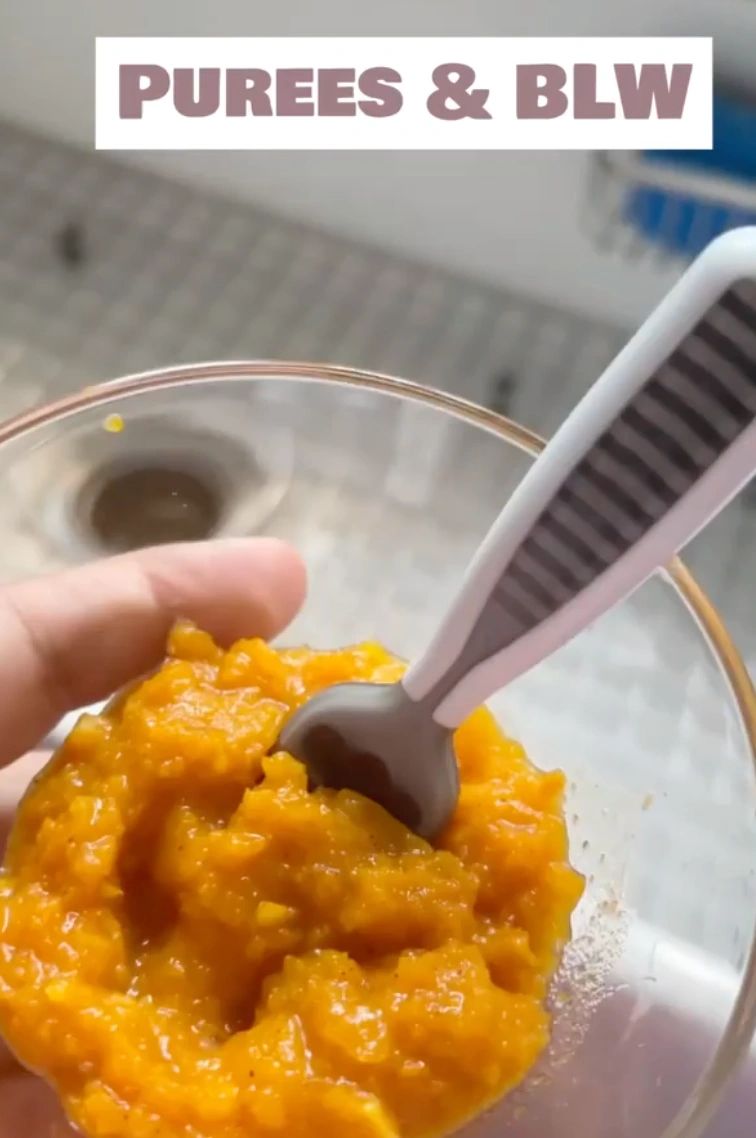 Baby Led Weaning Butternut Squash Puree